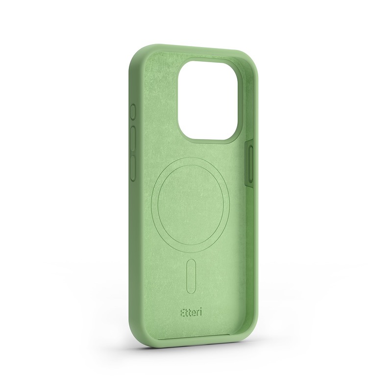 Etteri Silicone Mag case for iPhone 12 / 12 Pro 6,1" light green - Billede 2