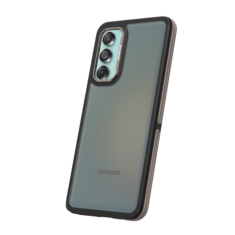 Crystal Black case for Samsung Galaxy M55 5G grey - Billede 2