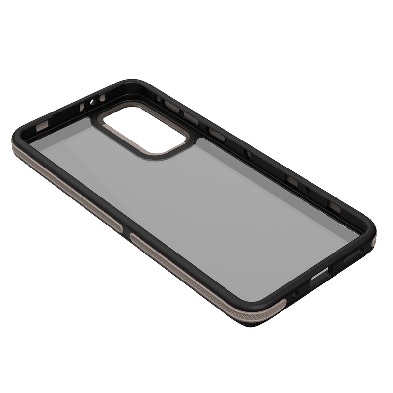 Crystal Black case for Samsung Galaxy M55 5G grey - Billede 4
