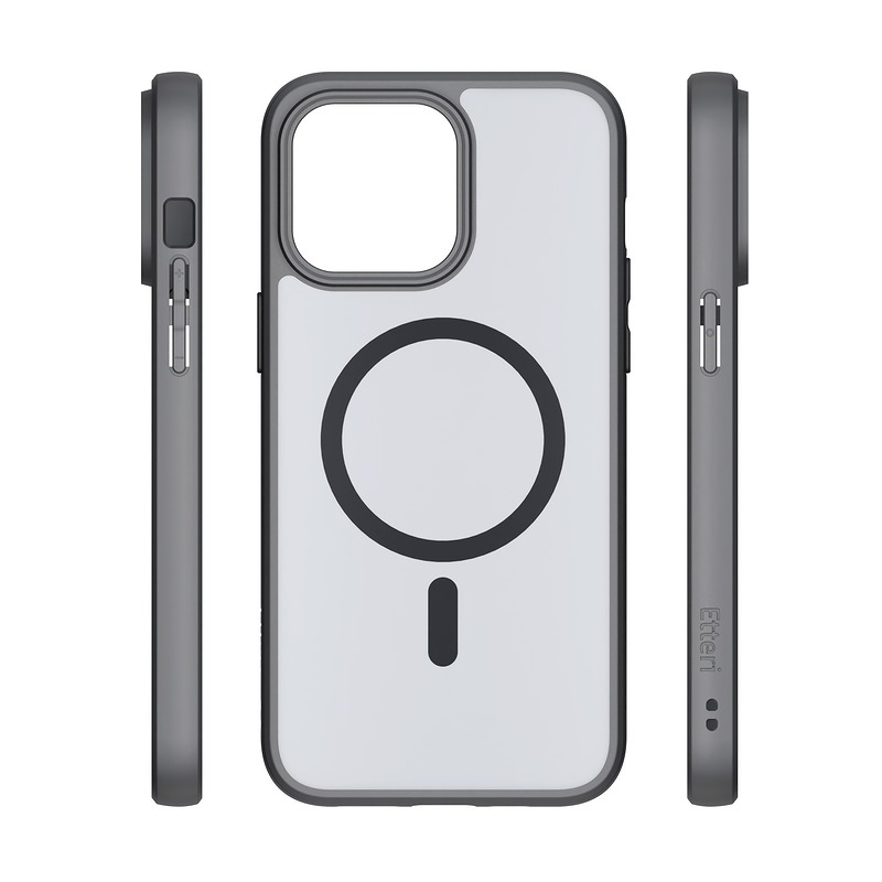 Etteri Matt Mag case for iPhone 14 6,1" black - Billede 4