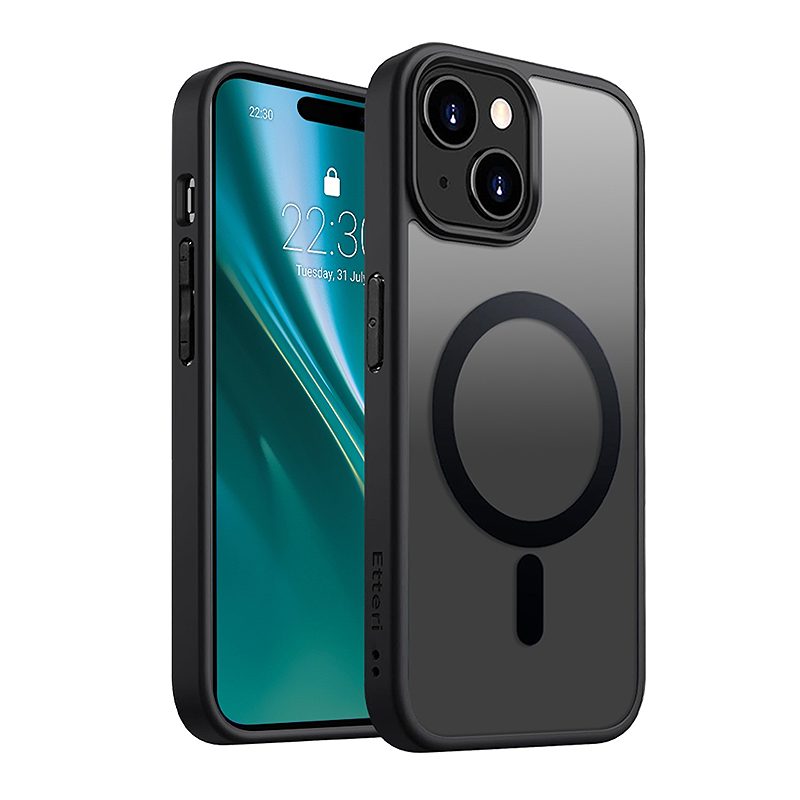 Etteri Matt Mag case for iPhone 15 6,1" black