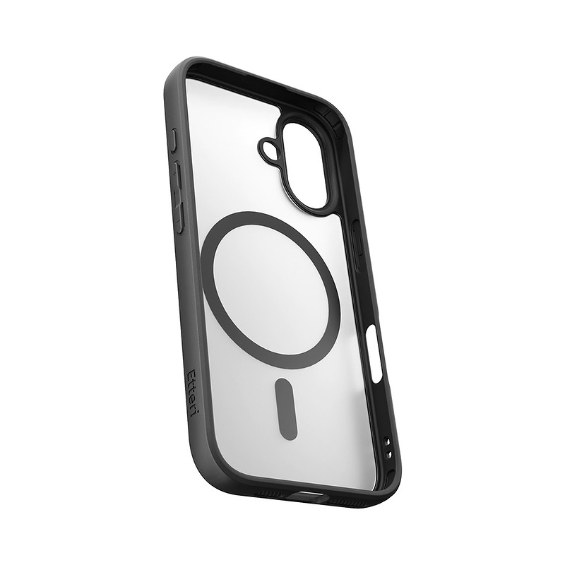 Etteri Matt Mag case for iPhone 16 6,1" black - Billede 4
