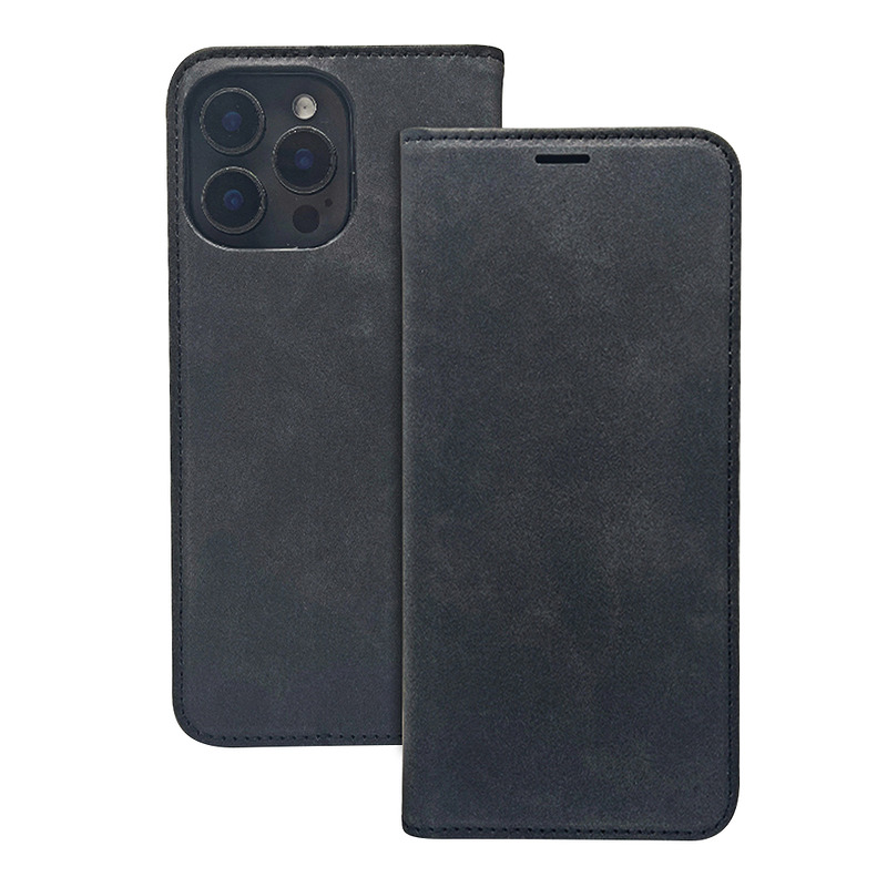 Smart Suede case for Samsung Galaxy S24 black