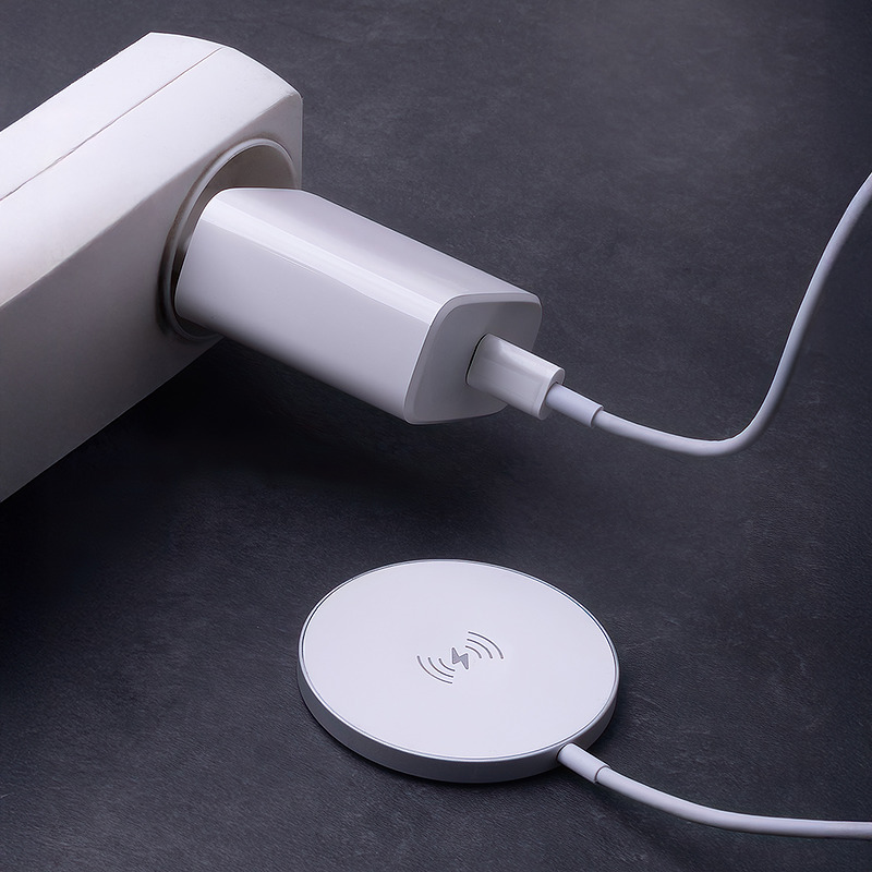 Forever MAWC-400 magnetic wireless charger 15W white 3in1 - Billede 5