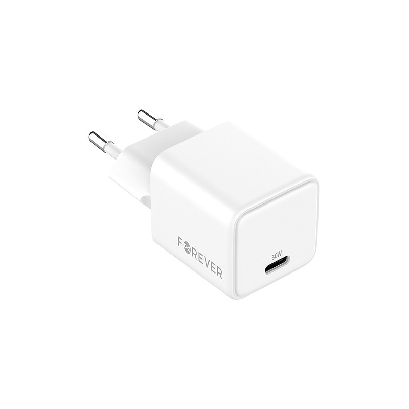 Forever TC-08-30C GaN PD charger 1x USB-C 30W white
