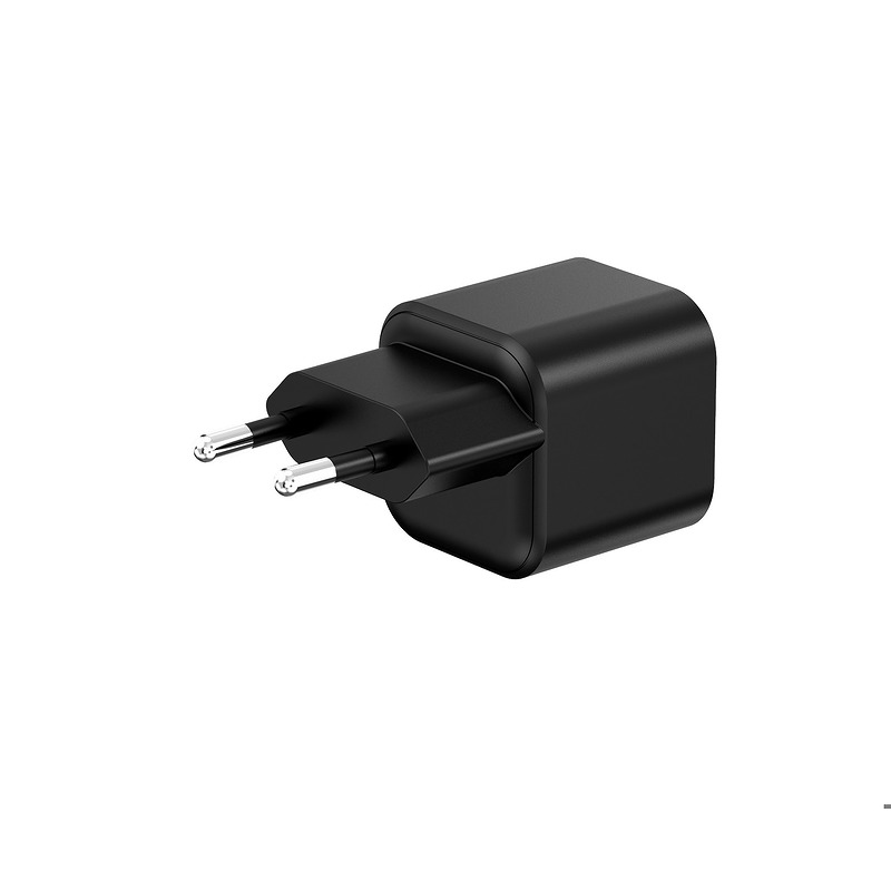 Setty wall charger USB-A + USB-C 20W LSGaN-AC-201 black - Billede 3