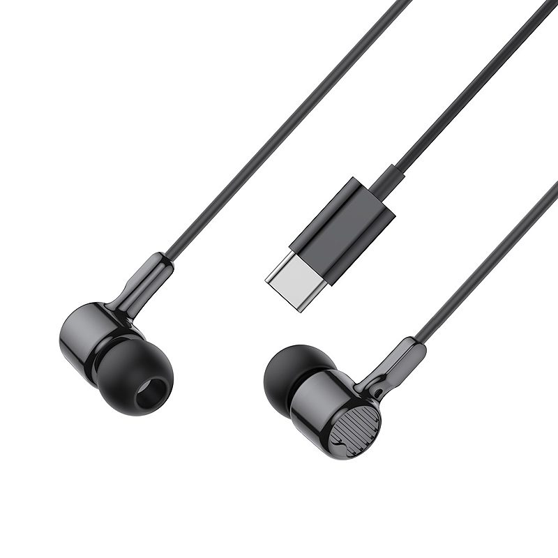 XO wired earphones EP81 USB-C black - Billede 3