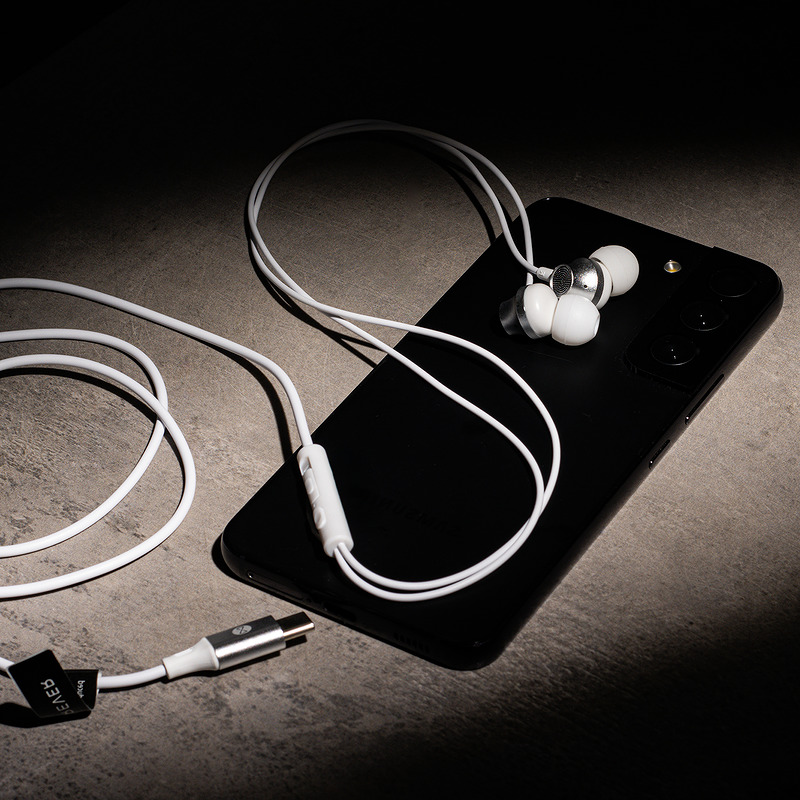 Forever wired earphones EP-02 USB-C white - Billede 5