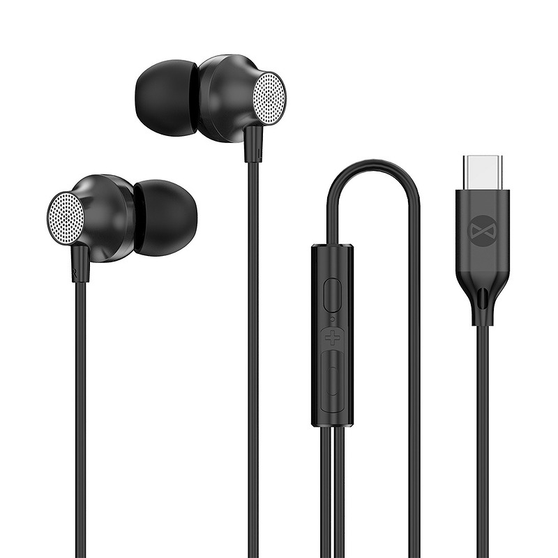 Forever wired earphones EP-02  USB-C black