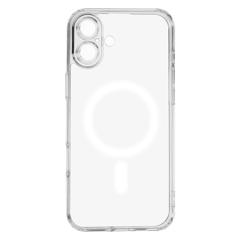 Anti Shock 1,5 mm Mag case for iPhone 16 6,1" transparent camera protection - Billede 2