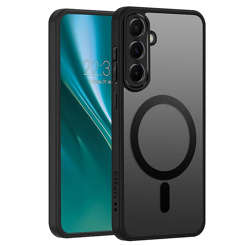 Etteri Matt Mag case for Samsung Galaxy A55 5G black