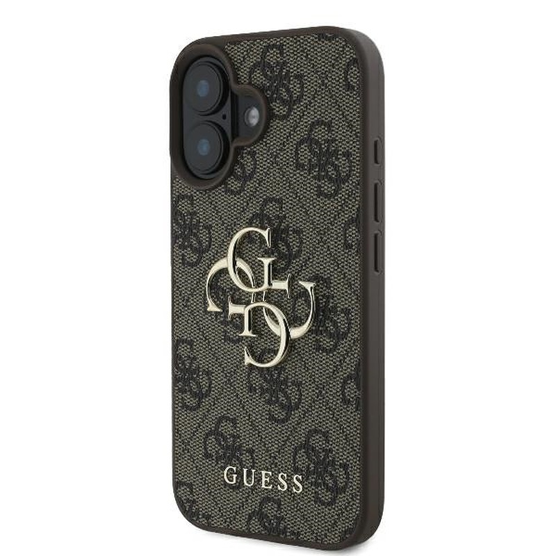 Guess case for iPhone 16 Plus 6,7" GUHCP16M4GMGBR 4G Big Logo brown - Billede 2
