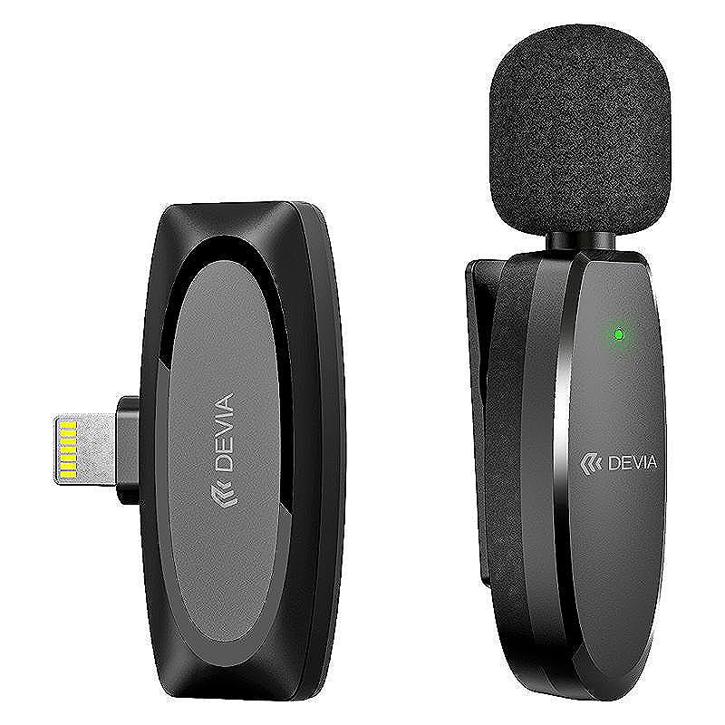 Devia microphone for smartfon Kintone Lightning black
