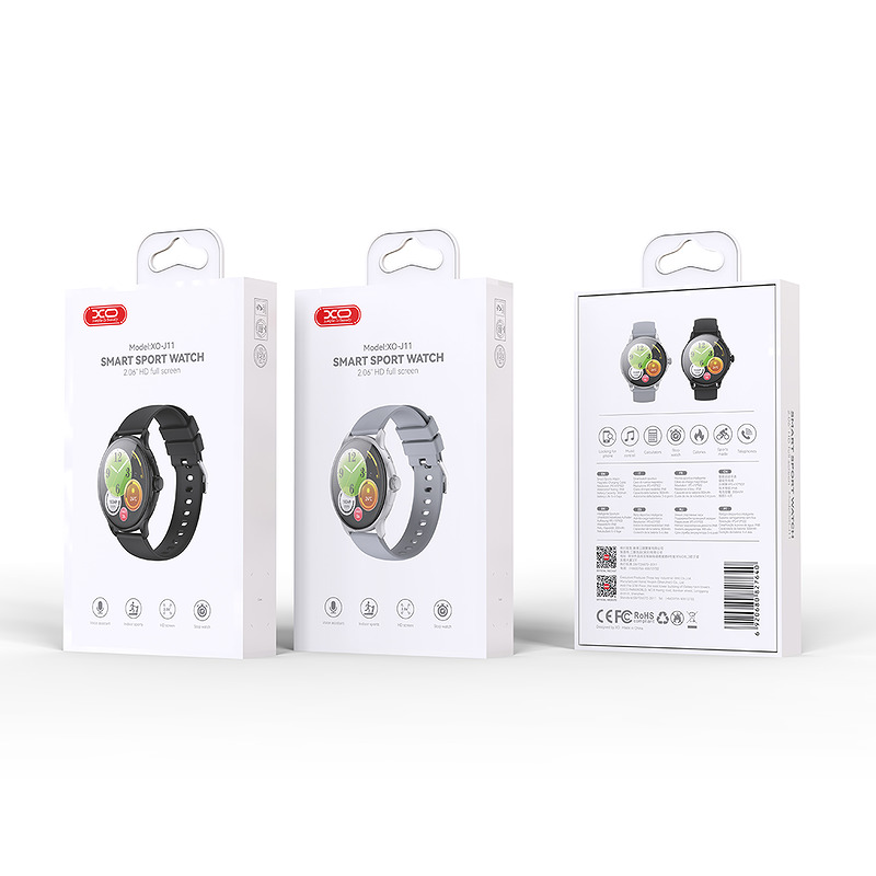 XO smartwatch J11 Amoled silver - Billede 3