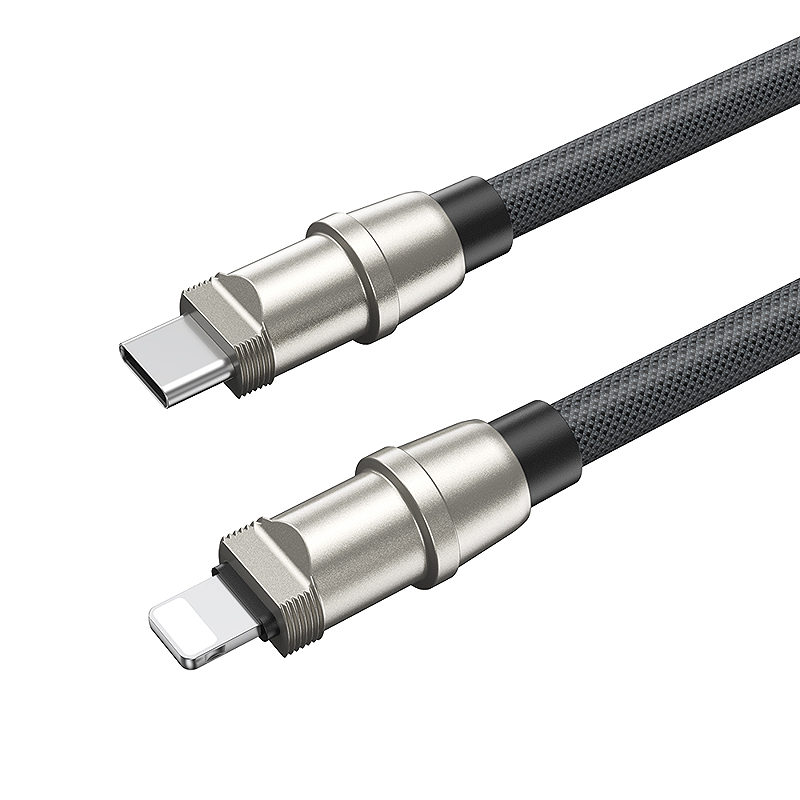 BWOO Lanyard Cable USB-C - Lightning 0.3m 27W with strap