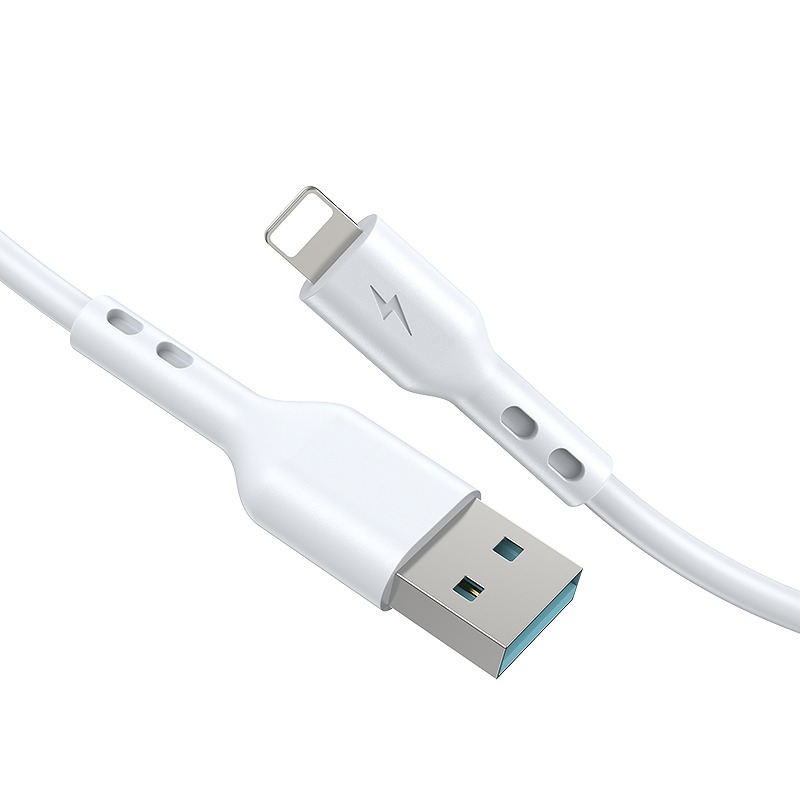 BWOO Cable USB - Lightning 2m 3A white - Billede 2