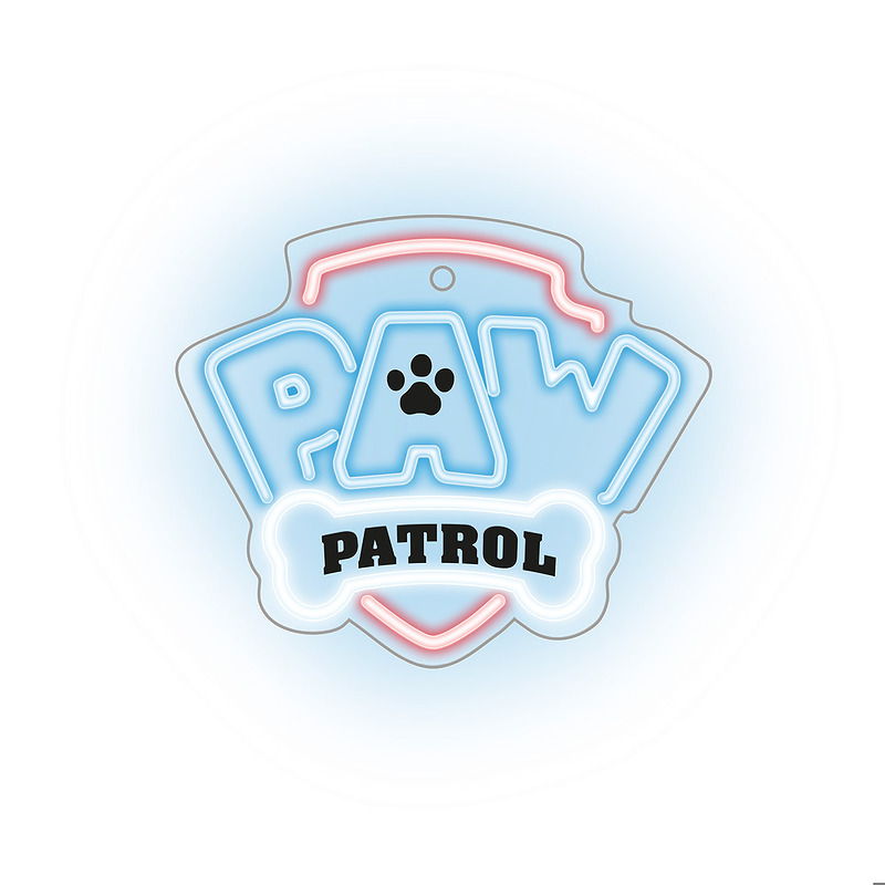 Hanging neon LED Paw Patrol on plexiglass - Logo OW-130146