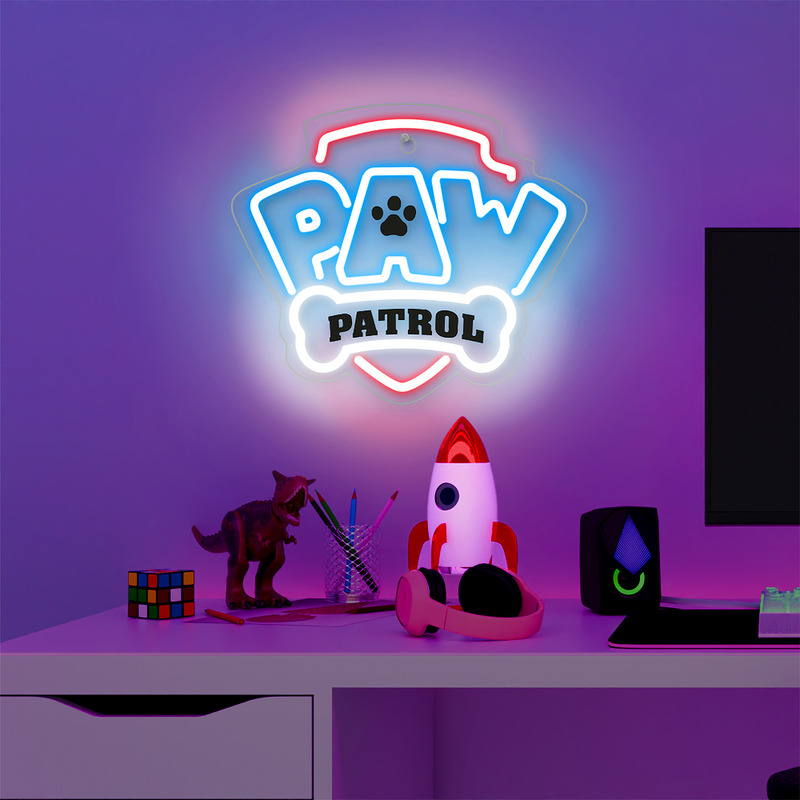 Hanging neon LED Paw Patrol on plexiglass - Logo OW-130146 - Billede 3