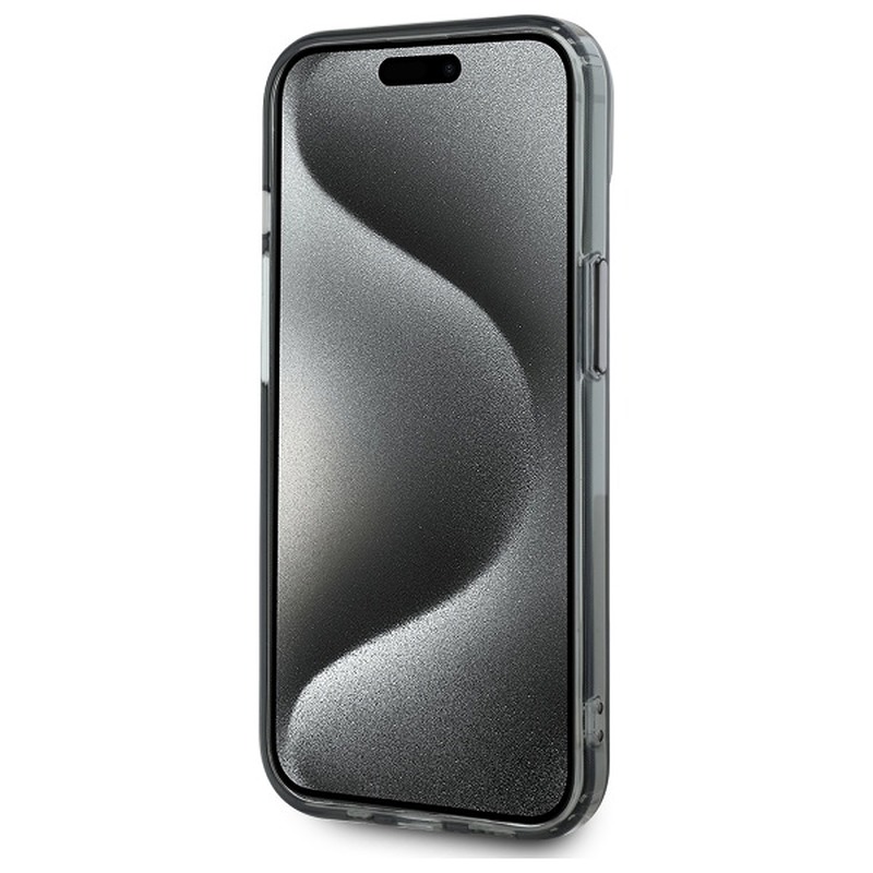 Karl Lagerfeld HC MagSafe IML Metal K. Head case for iPhone 15 6,1" black - Billede 5
