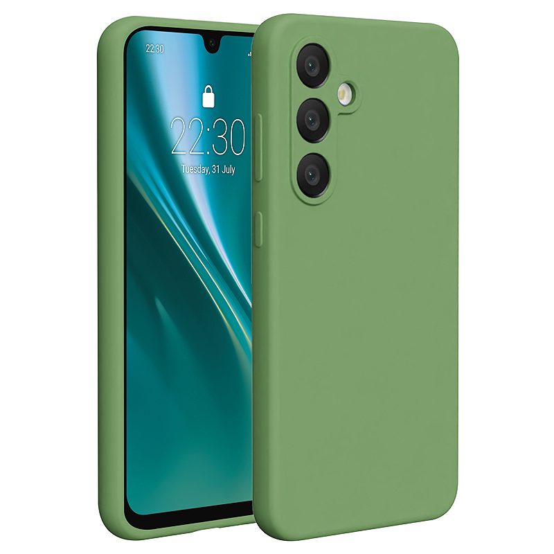 Etteri Silicone case for Samsung Galaxy S24 FE light green