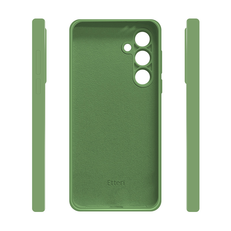 Etteri Silicone case for Samsung Galaxy S24 FE light green - Billede 4
