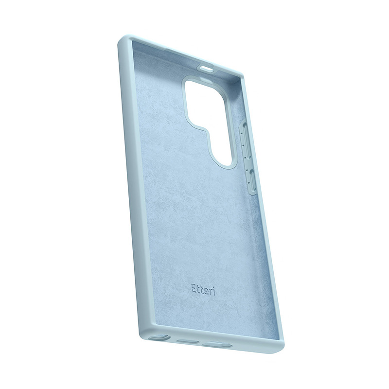 Etteri Silicone case for Samsung Galaxy S25 Ultra light blue - Billede 4