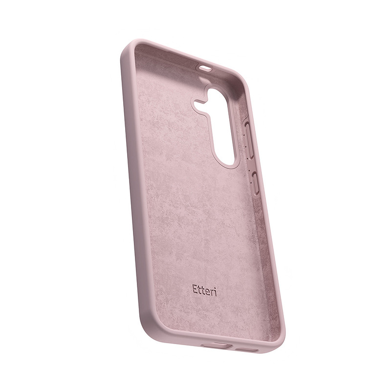 Etteri Silicone case for Samsung Galaxy S25 light pink - Billede 4