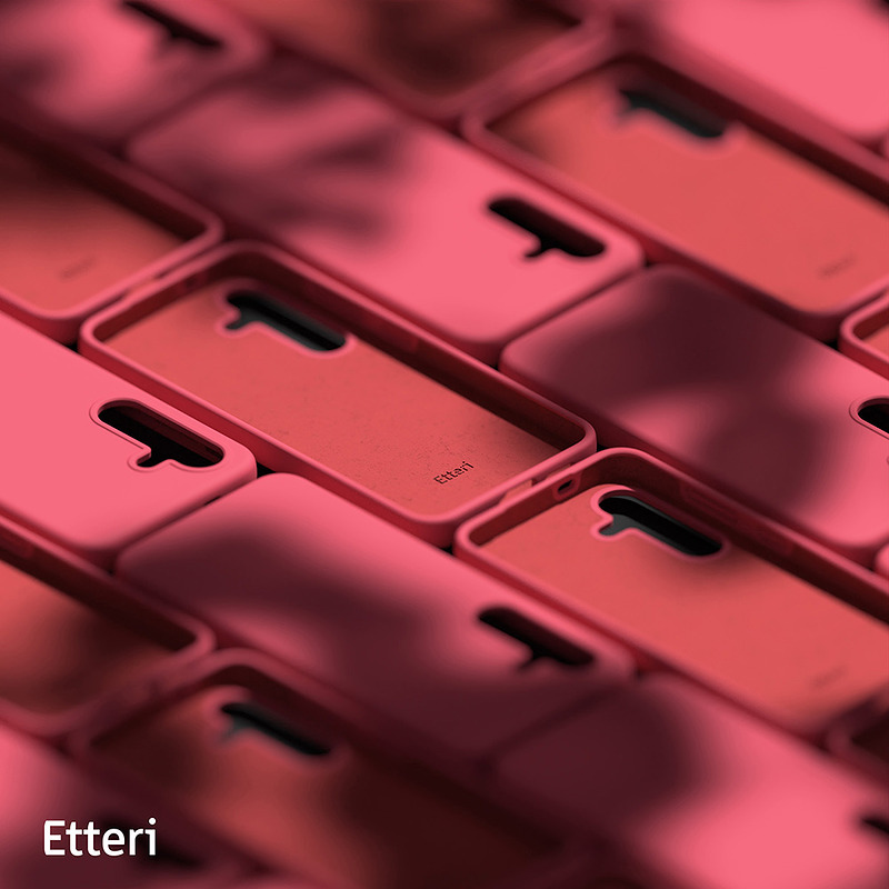 Etteri Silicone case for Samsung Galaxy S24 FE raspberry - Billede 5