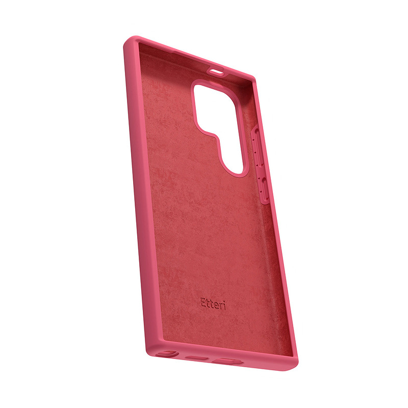 Etteri Silicone case for Samsung Galaxy S25 Ultra raspberry - Billede 4