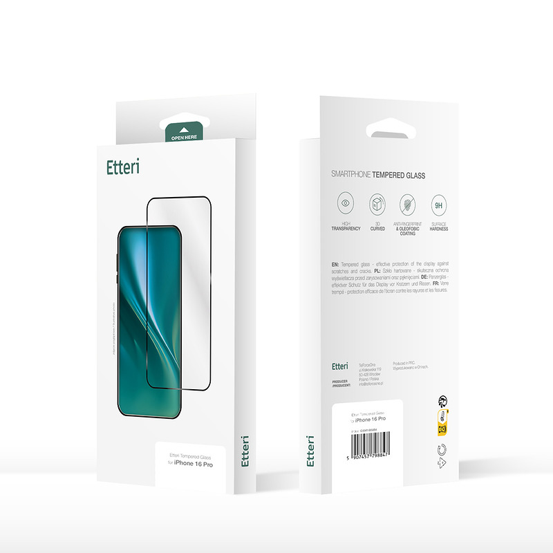 Etteri tempered glass 9D for Samsung Galaxy A16 4G / A16 5G / M16 5G / A17 5G / A18 5G - Billede 3