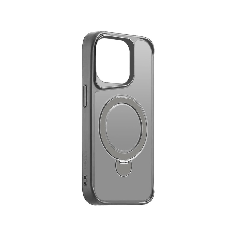 Etteri Matt Mag Ring case for iPhone 14 Pro 6,1" grey - Billede 2