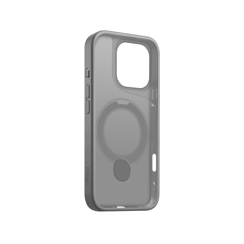 Etteri Matt Mag Ring case for iPhone 16 Pro Max 6,9" grey - Billede 3