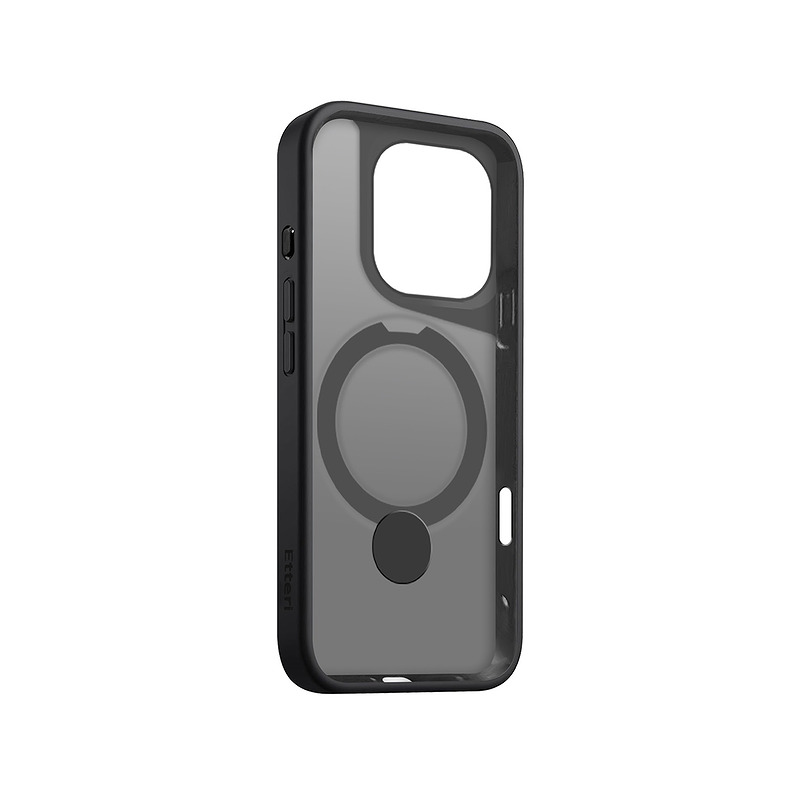 Etteri Matt Mag Ring case for iPhone 16 Pro 6,3" black - Billede 3