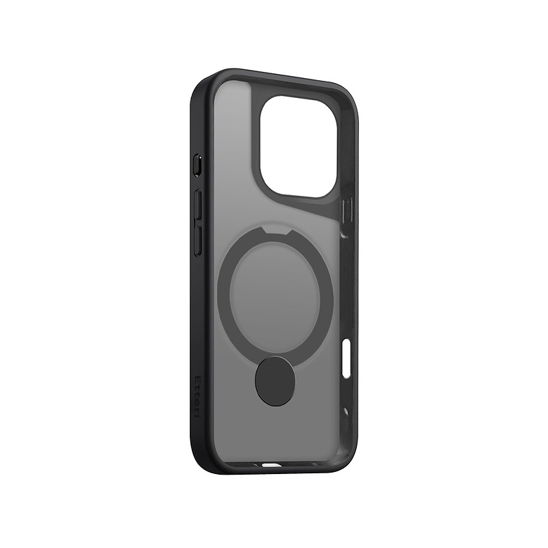 Etteri Matt Mag Ring case for iPhone 16 Pro Max 6,9" black - Billede 3