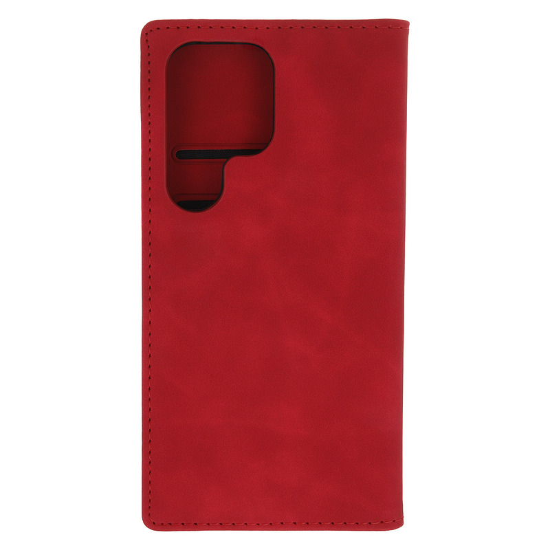 Smart Suede case for Samsung Galaxy S25 Ultra red - Billede 2