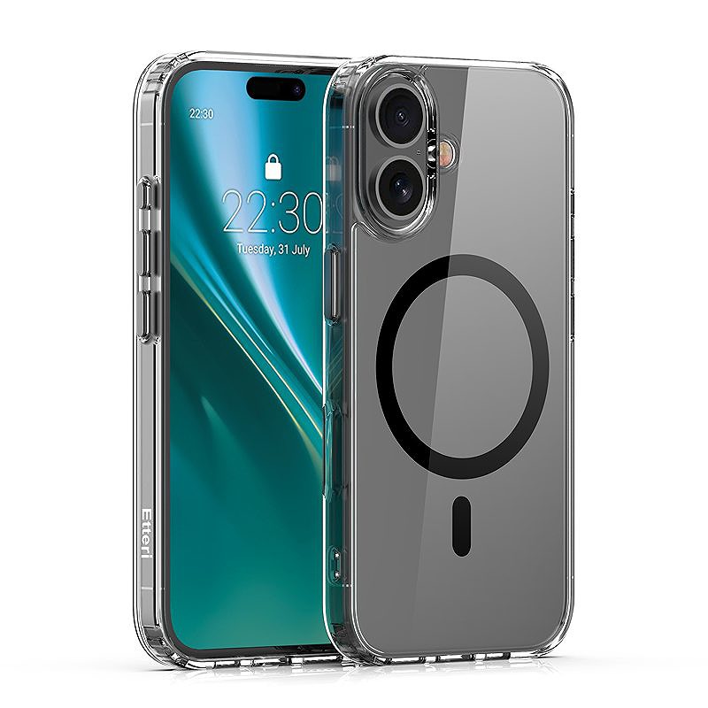 Etteri Color Mag case for iPhone 16 Plus 6,7" black