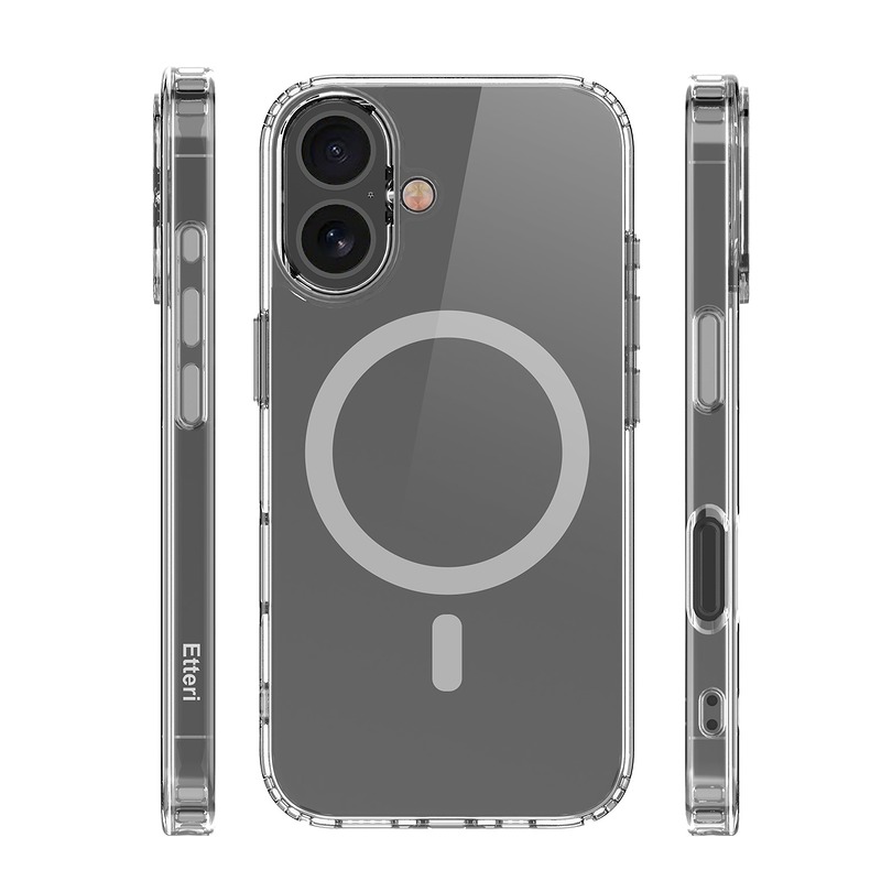 Etteri Color Mag case for iPhone 16 Plus 6,7" grey - Billede 4