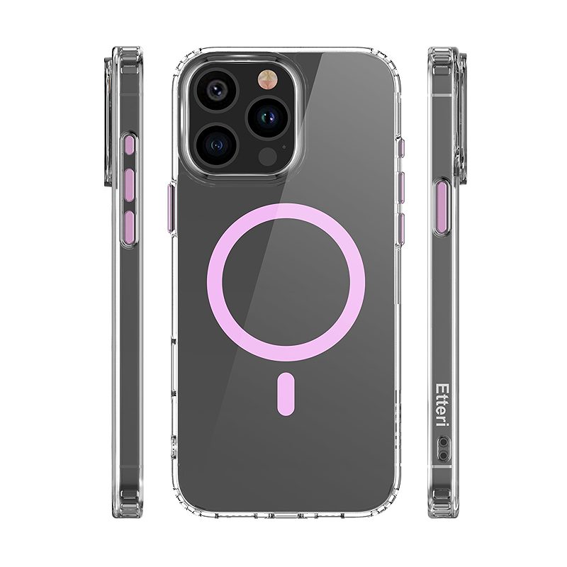 Etteri Color Mag case for iPhone 15 Pro Max 6,7" pink - Billede 4