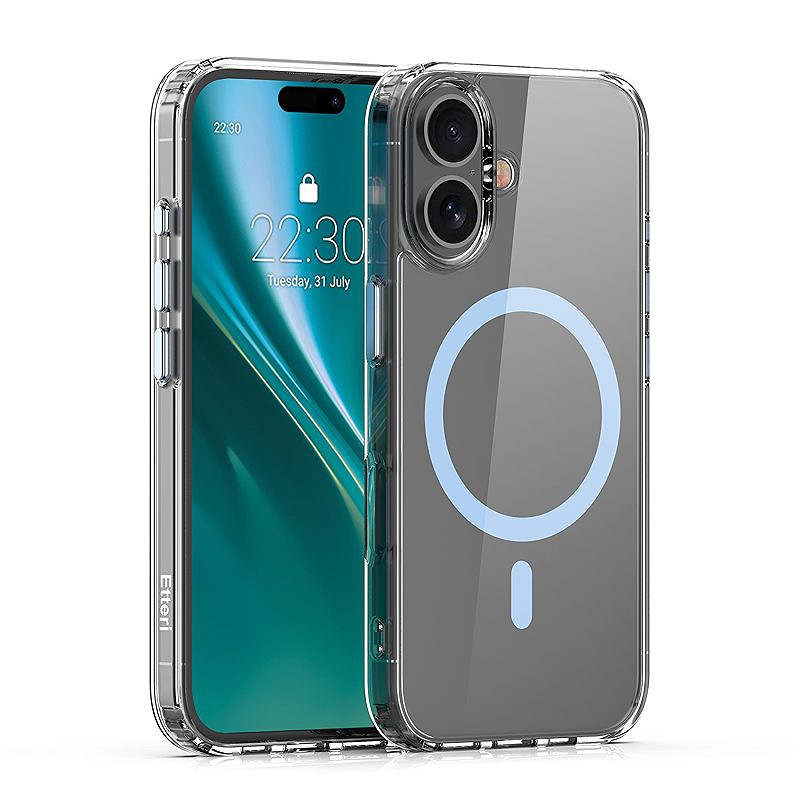 Etteri Color Mag case for iPhone 16 Plus 6,7" light blue