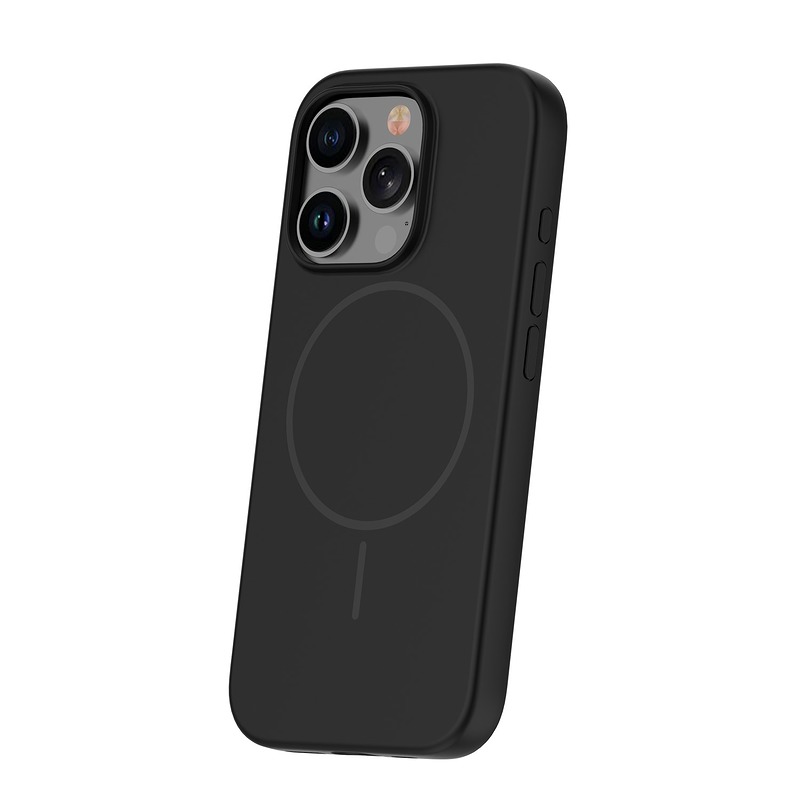 Silicone Thin Mag case for iPhone 13 Pro 6,1" black - Billede 2