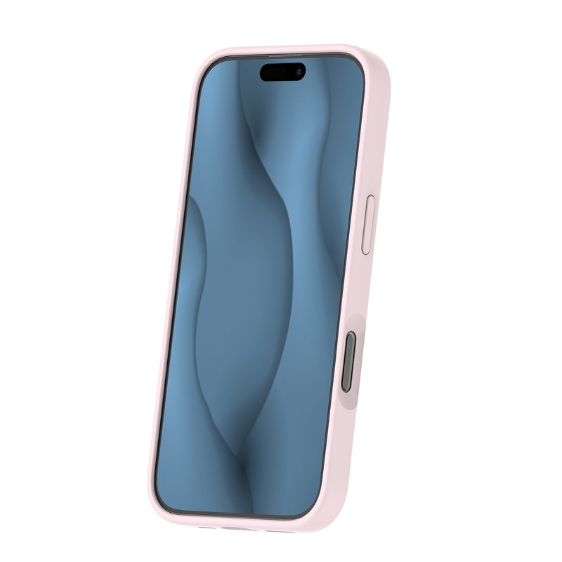 Silicone Thin Mag case for iPhone 16 Pro 6,3" light pink - Billede 3
