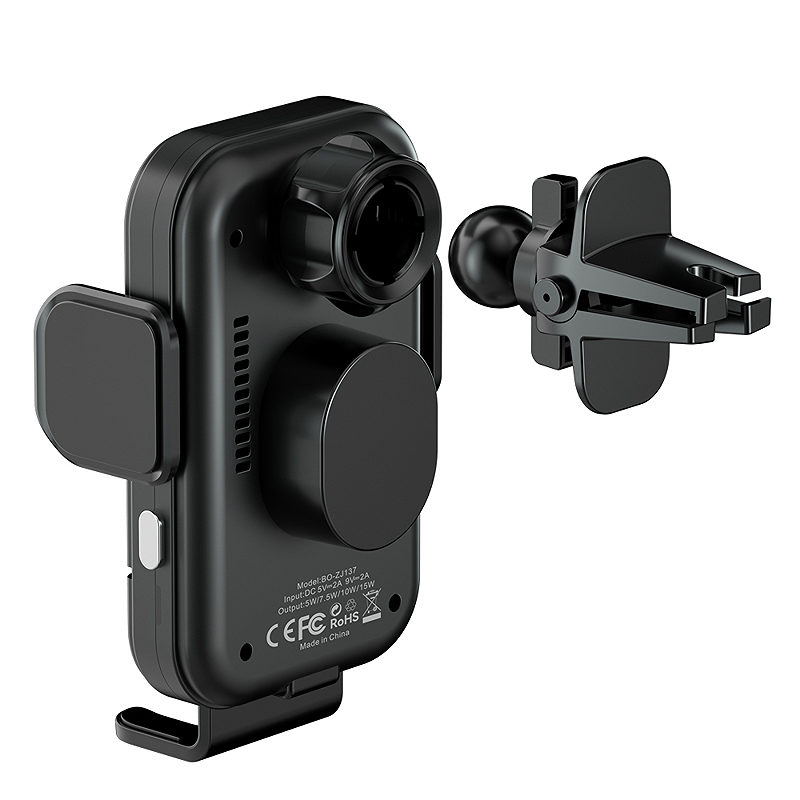BWOO Automatic 15W Wireless Charger Car Holder ZJ137 - Billede 2