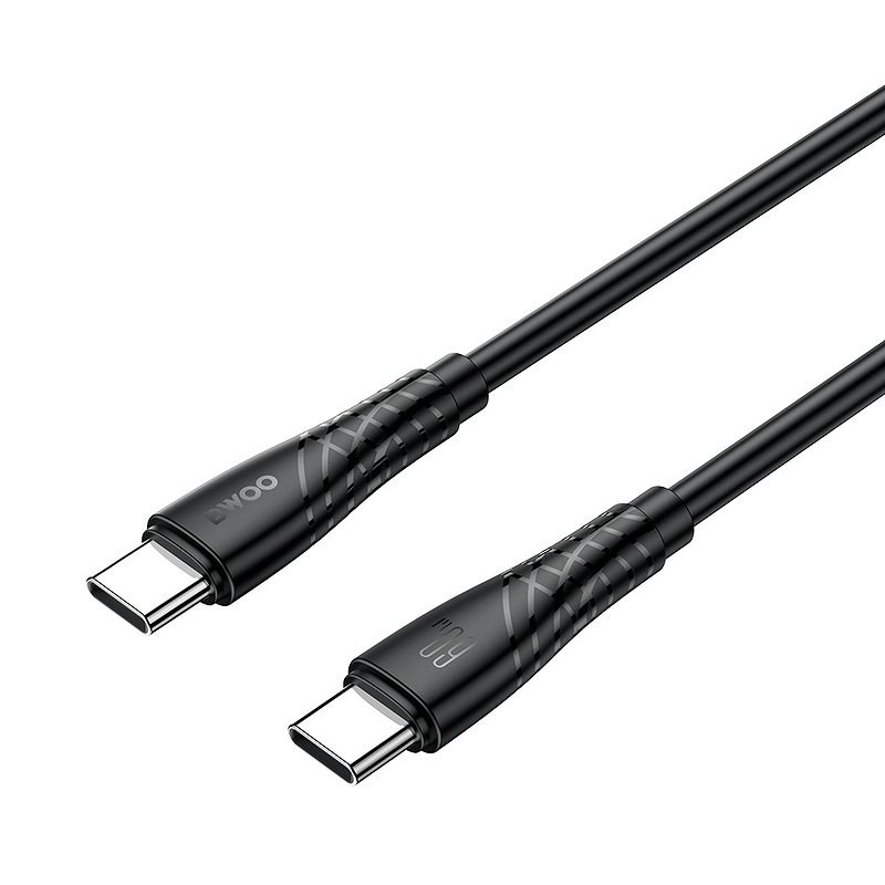 BWOO 60W cable USB-C - USB-C BO-X318 1m black - Billede 2