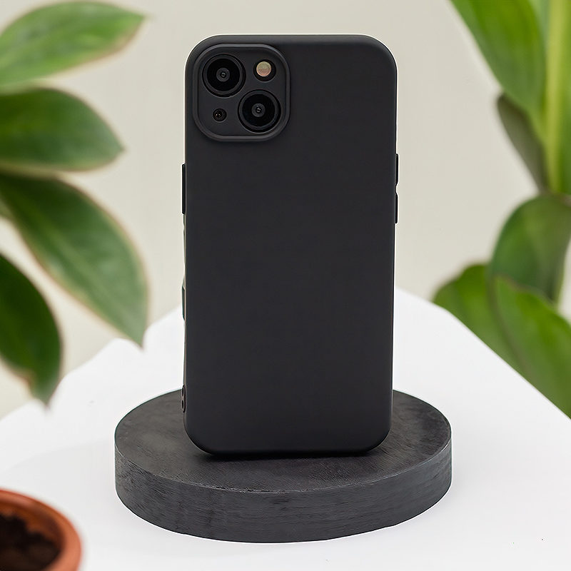 Silicon Box case for iPhone 14 6,1" black - Billede 3