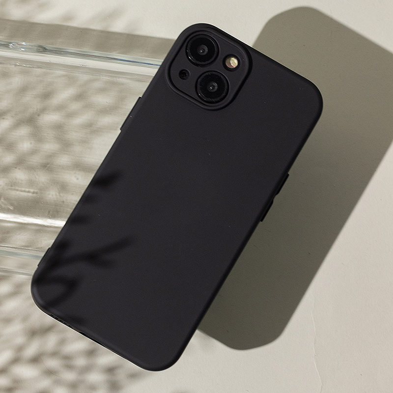 Silicon Box case for iPhone 14 6,1" black - Billede 4