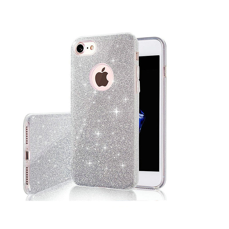 Glitter 3in1 case for Xiaomi Redmi 14C 4G/ 14C 5G / Redmi A4 / POCO C75 silver