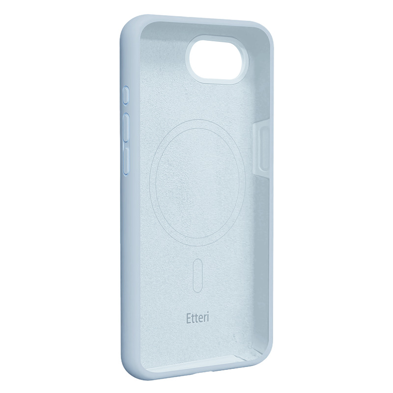 Etteri Silicone Mag case for iPhone 16e / 17e light blue - Billede 2
