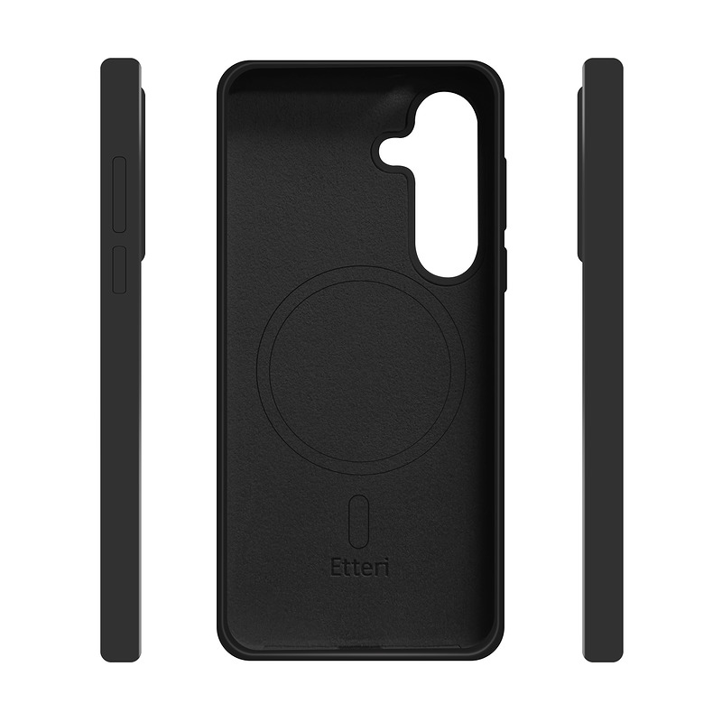 Etteri Silicone Mag case for Samsung Galaxy S25 Plus black - Billede 4