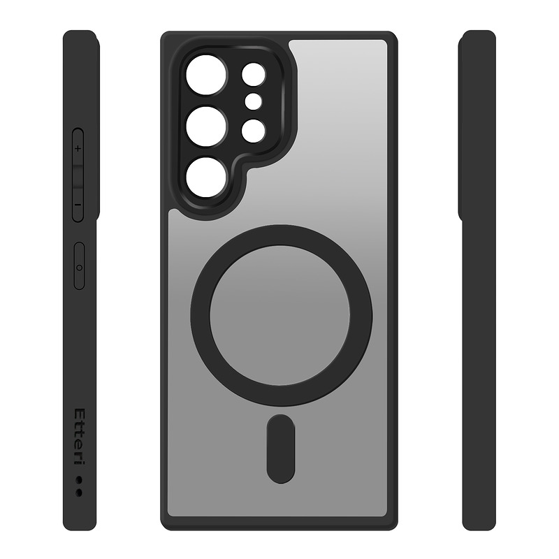 Etteri Matt Mag case for Samsung Galaxy S25 Ultra black - Billede 3