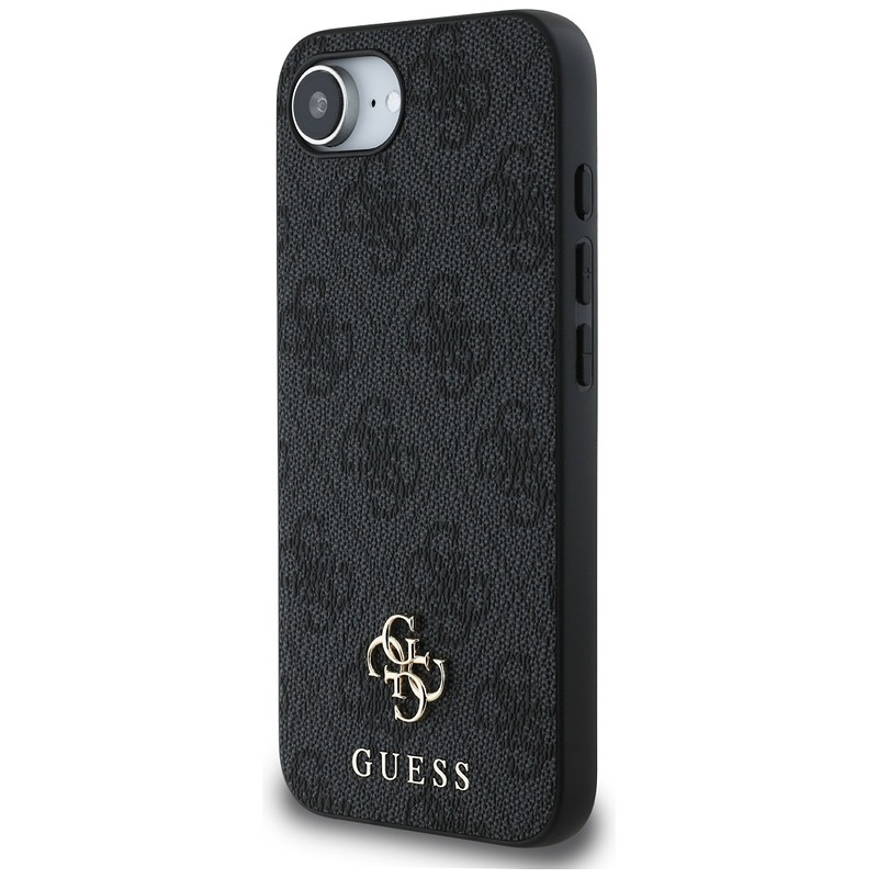 Guess HC MagSafe PU 4G Small 4G and Classic case for iPhone 16e Black - Billede 2